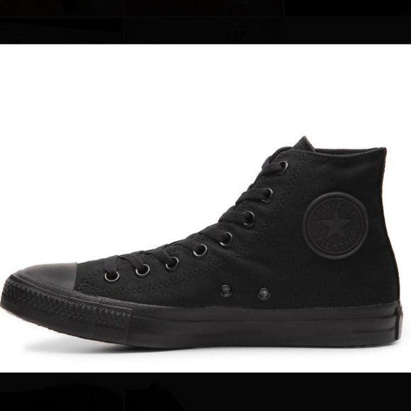 Converse Shoes - All Black Converse Chuck Taylor All Star High Tops
